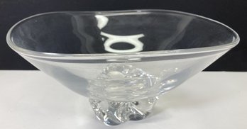 Signed STEUBEN Crystal Bowl #2 - 9.75' Diameter