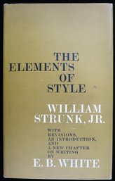 1960 EB White The Elements Of Style Hardcover Book