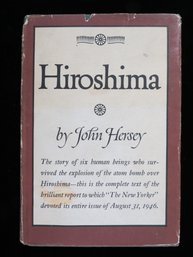 1946 John Hersey Hiroshima 1st Edition Hardcover With Dust Jacket