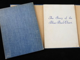 1937 The Story Of The Blue Back Chart Slipcase Book Nautical Maritime