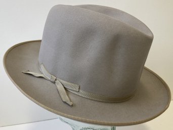 Vintage Grey STETSON Stratoliner Fedora Hat 7