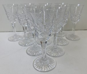 (11) Baccarat Crystal Glasses - 4' Tall