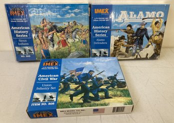 IMEX 1/72 American History Series Figures In Original Boxes