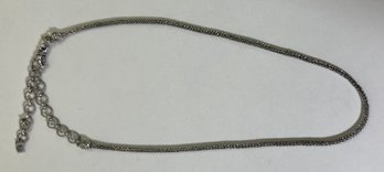 Sarda Sterling Silver .925 Wheat Chain Necklace