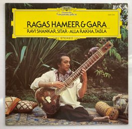 RAGAS HAMEER & GARA-Ravi Shankar, Sitar, Alla Rakha, Tabla 12' LP