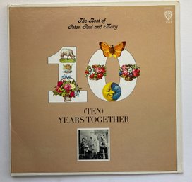 THE BEST OF PETER, PAUL AND MARY-(TEN) Years Together 12' LP