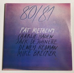PAT METHENY, CHARLIE HADEN, JACK DEJOHNETTE, DEWEY REDMAN, MIKE BRECKER 12' LP