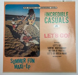 THE INCREDIBLE CASUAL S- Lets Go 12' LP