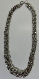 Sterling Silver .925 Graduated Chain Necklace 1.70 TOZ