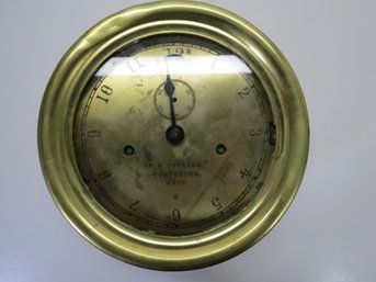 Antique A.H Howland Worcester MA Nautical Clock