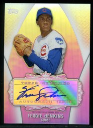 2013 Topps Fergie Jenkins Signed Pack Pulled Card - Hall Of Famer