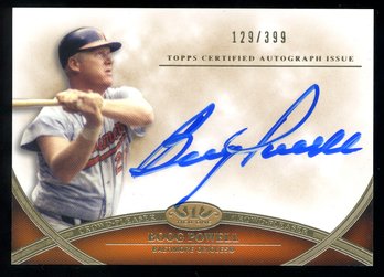 2012 Topps Boog Powell Signed Pack Pulled Card #129/399