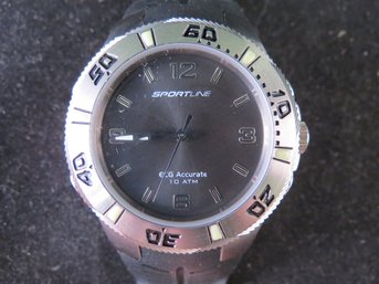 Sportline #4425 ECG Accurate Water Resistant 100Ft Mens Wrist Watch