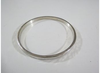 Sterling Silver Hand Wrought Cellini Craft Bangle Bracelet