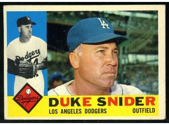 1960 Topps #493 Duke Snider Baseball Card