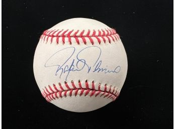 Rafael Palmeiro Single Signed Baseball
