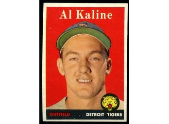 1958 Topps #70 Al Kaline Baseball Card - High Grade