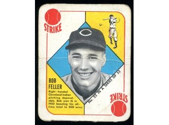1951 Topps #22 Bob Feller Baseball Card