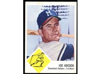 1963 Fleer #46 Joe Adcock Short Print Baseball Card