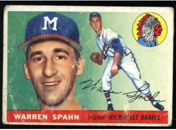 1955 Topps #31 Warren Spahn Baseball Card