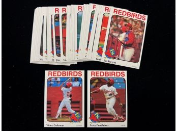 1984 Louisville Red Birds Minor League Baseball Card Set