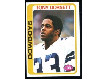1978 Topps #315 Tony Dorsett Rookie Football Card