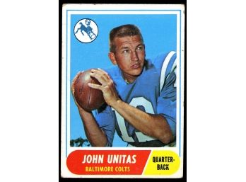 1968 Topps #100 Johnny Unitas Football Card