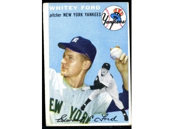 1954 Topps #37 Whitey Ford Baseball Card