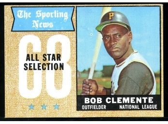 1968 Topps #374 Roberto Clemente AS Baseball Card
