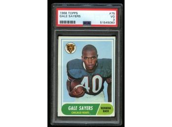 1968 Topps #75 Gale Sayers PSA 3 VG