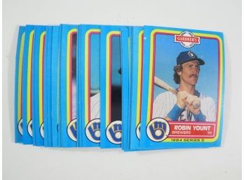 1984 Topps Gardner Series II Brewers Baseball Card Set