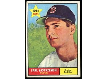 1961 Topps #287 Carl Yastrzemski Baseball Card