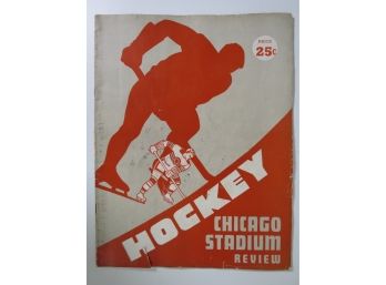 1948-49 Chicago Black Hawks Hockey Program