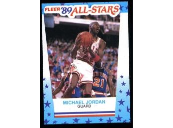1989 Fleer #3 Michael Jordan Sticker NM-MT
