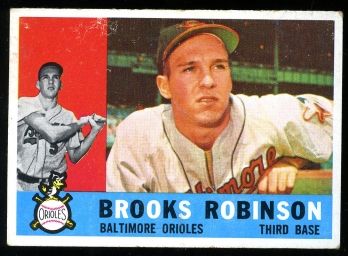 1960 Topps #28 Brooks Robinson Baseball Card