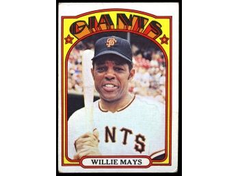 1972 Topps #49 Willie Mays Baseball Card