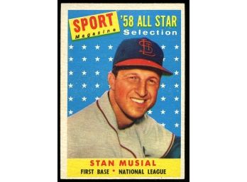 1958 Topps #476 Stan Musial Baseball Card