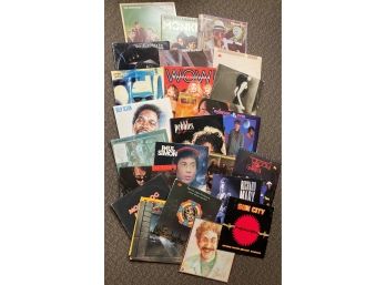 (25) 1970s And 80s Rock & Pop Albums-Lot 3
