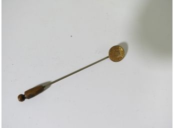1849 California Gold Coin Stick Pin
