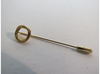 14KT Gold Stick Pin 1.5 Grams