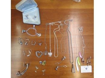 Sterling Silver .925 Jewelry Lot 4.17TOZ