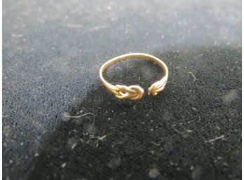 14KT Gold Expandable Ring Sz8