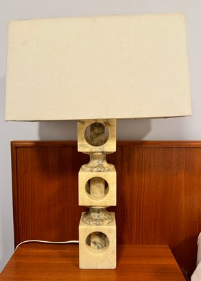 Vintage Marble Table Lamps #2