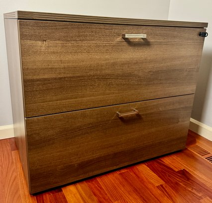 Wood 2 Lateral Drawer Filing Cabinet