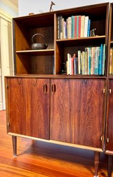 Danish Rosewood Bookcase By Ejvind A Johansson For Ivan Gern