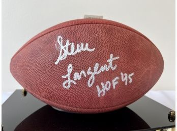 Seattle Seahawk Signed Football By Steve Largent