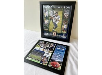 Two Seahawks Super Bowl XLVIII Pictures, Russell Wilson Super Bowl XLVIII Champion Photo