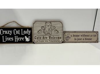 Cat Signs And Decor