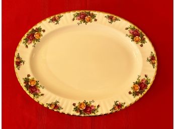 Large Royal Albert Old Country Roses Oval Platter