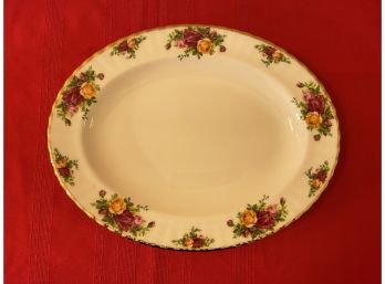 Old Country Roses Oval Platter Royal Albert